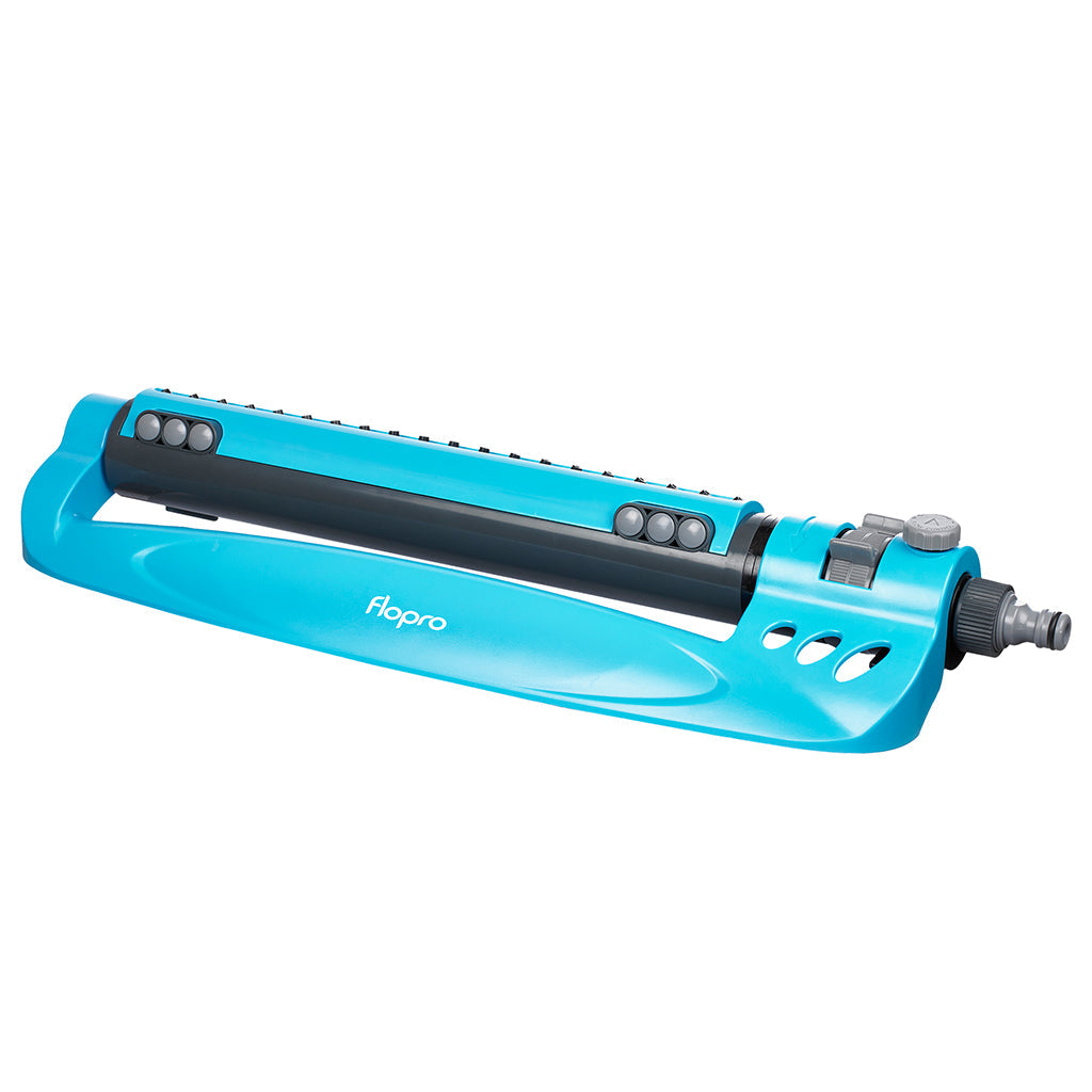 Monsoon Oscillating Sprinkler With 20 Adjustable Nozzles For Rectangular Lawns | Blue