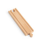 12 Medium Straight Track Pieces for Wooden Train Sets