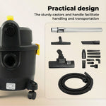 Wet And Dry Cylinder Vacuum Cleaner Powerful Suction Hepa 1000w 15l | Black
