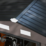 Garden Shed Storage Unit With Locking Door Floor Foundation | Medium | Brown