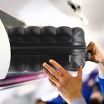 Large 29" Hard Shell Bubble Design Check-in Suitcase Hold Luggage Bag 20kg+ | Large | Black