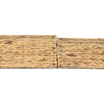 Shallow Water Hyacinth Storage Basket | Set-of-2 | Brown
