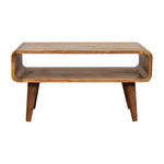 Solid Wood Open Oak-ish Media Unit