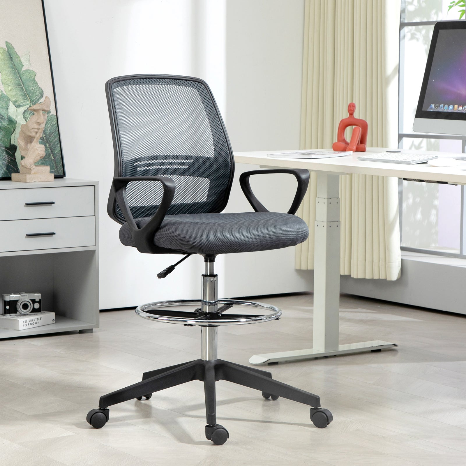 Draughtsman Tall Office Chair Swivel