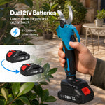 Pruning Shears 450w Brushless Lcd Sk5 Blade For Garden Cutting Blue | Blue