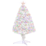 2.5ft Prelit Tabletop Christmas Tree With Optics