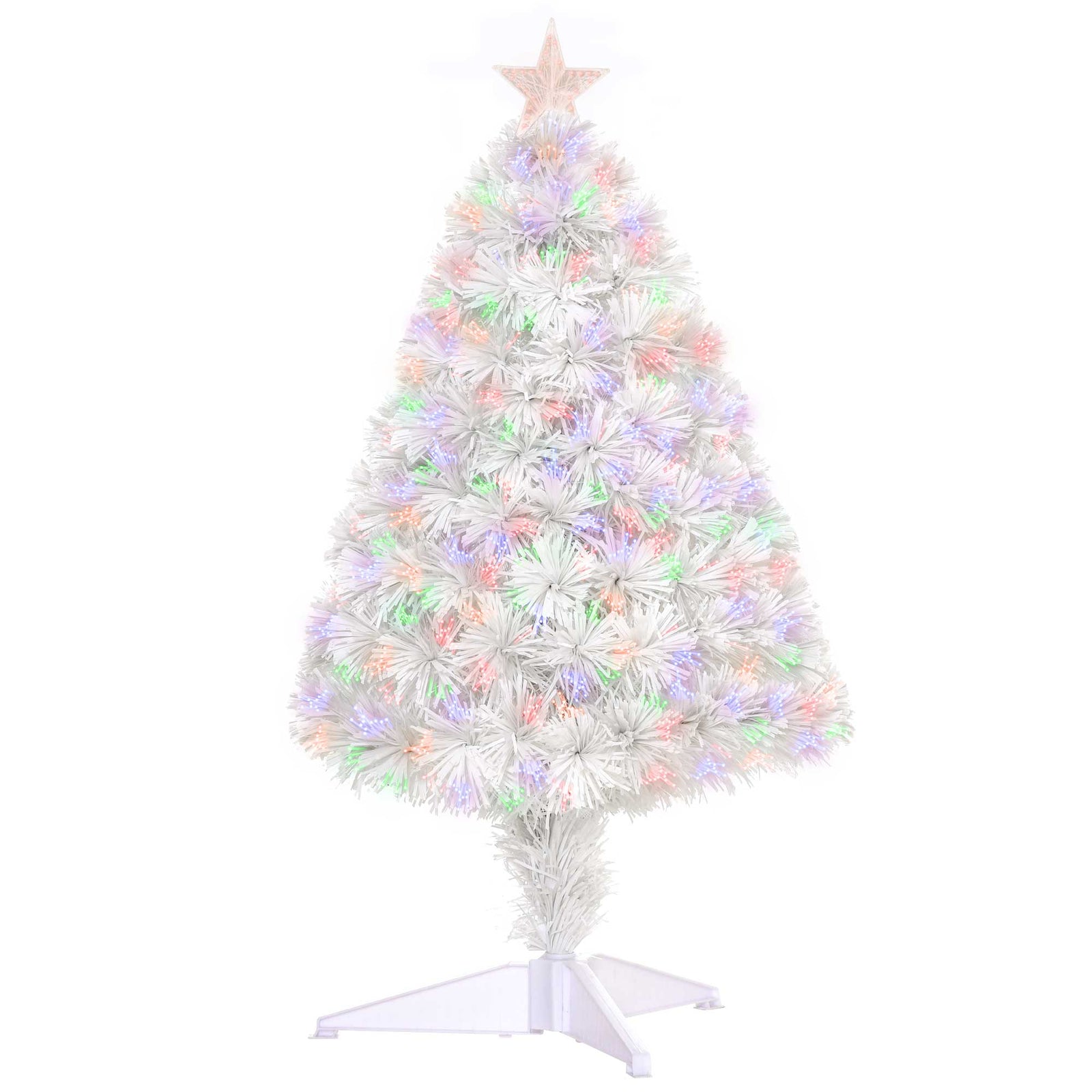 2.5ft Prelit Tabletop Christmas Tree With Optics