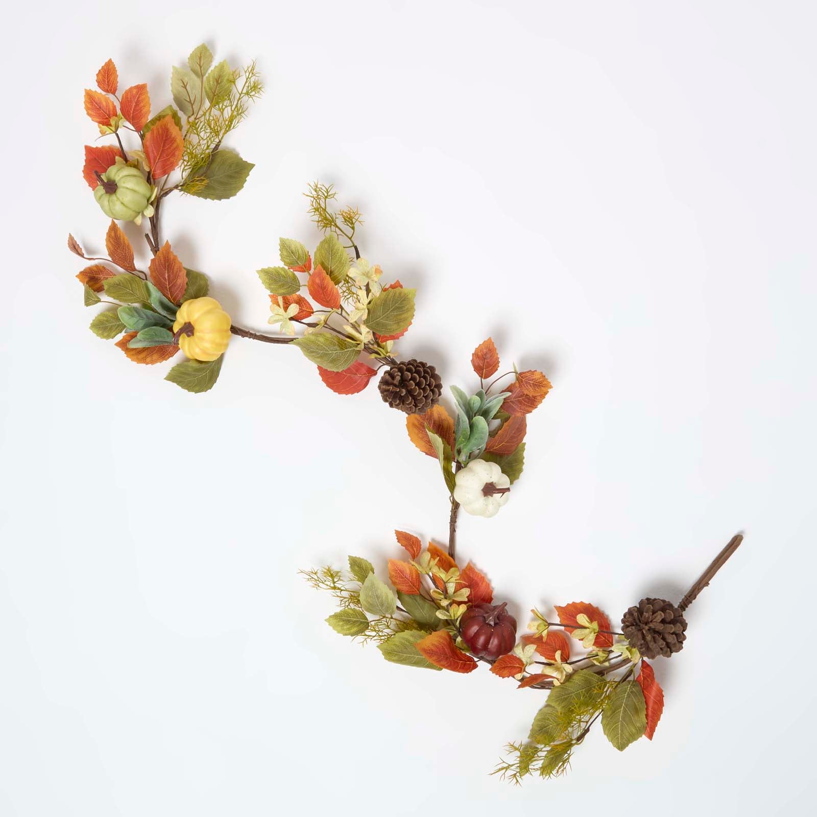Artificial Colourful Pumpkin Autumn Garland, 150 Cm