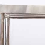 150×60cm Stainless Steel Work Table 2-tier Commercial Kitchen Prep Station, 80cm Height