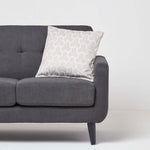 Geometric Jacquard Cushion Cover | 60cm x 60cm | Natural