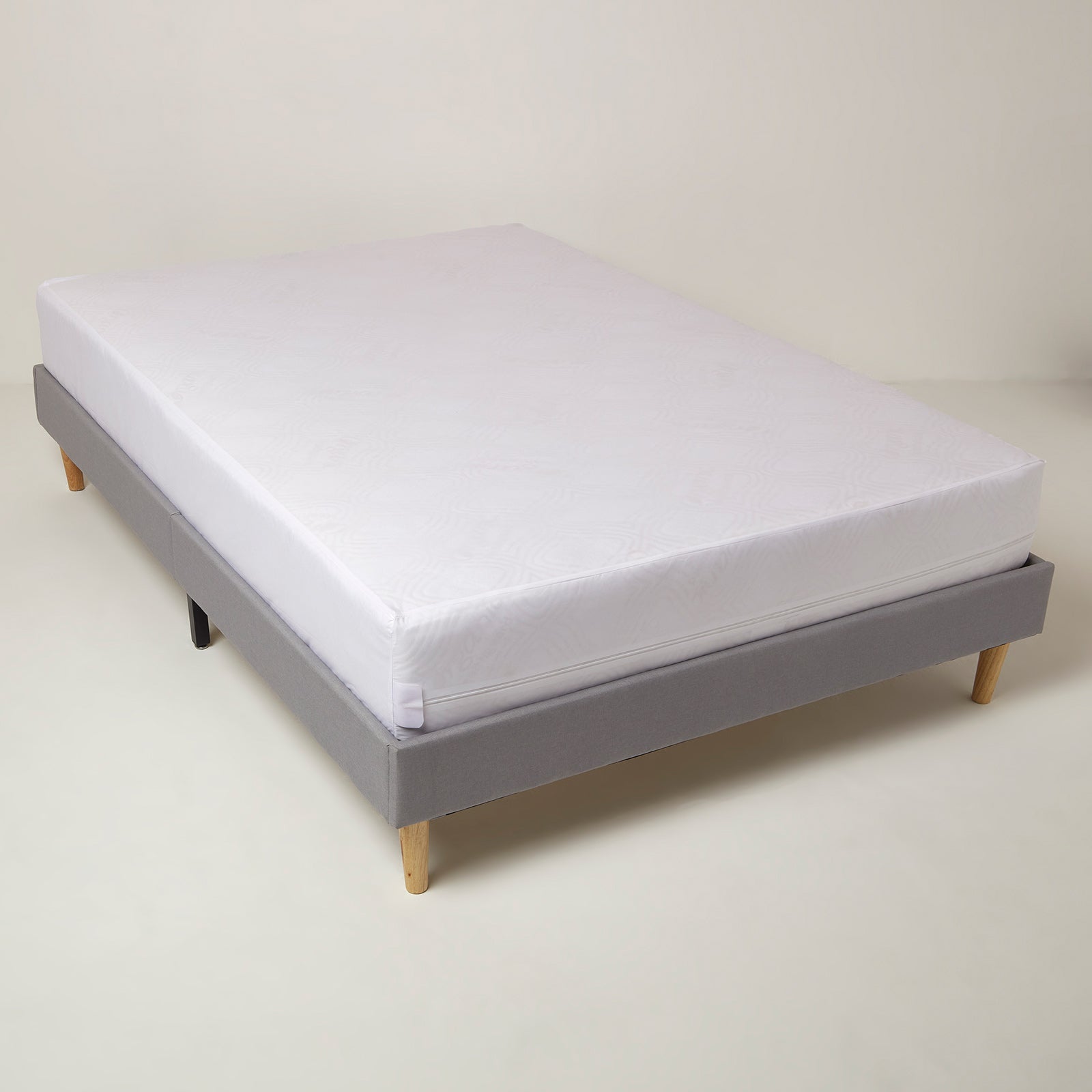 Zipped Mattress Encasement, 30 Cm Depth | Super King | White