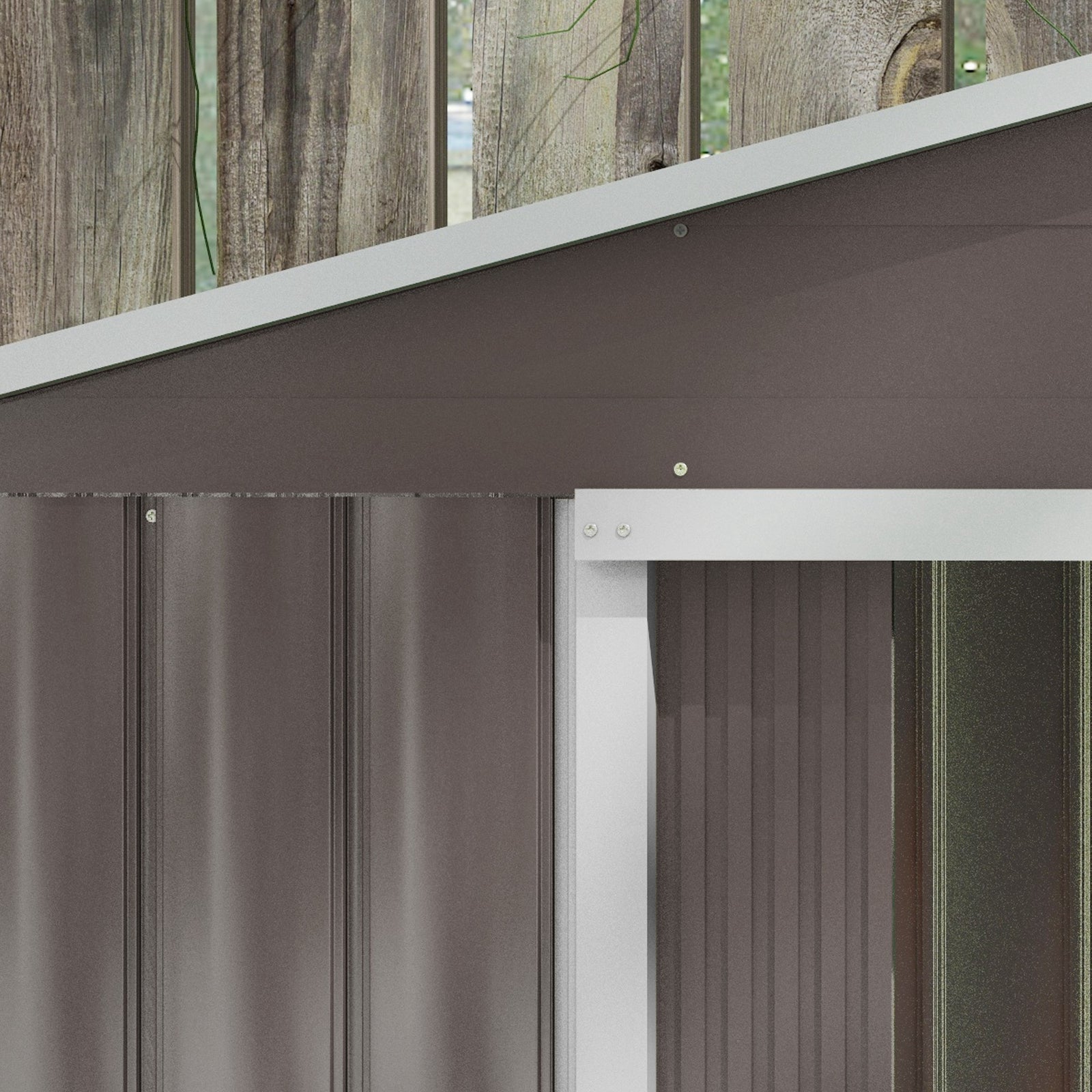 Garden Shed Storage Unit W/locking Door Floor Foundation | Gray