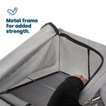 Livivo Set Of 3 Extra Large Fabric Storage Bags With Dual Zip Access