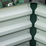 Set Of 2 Galvanized Raised Garden Bed | Green