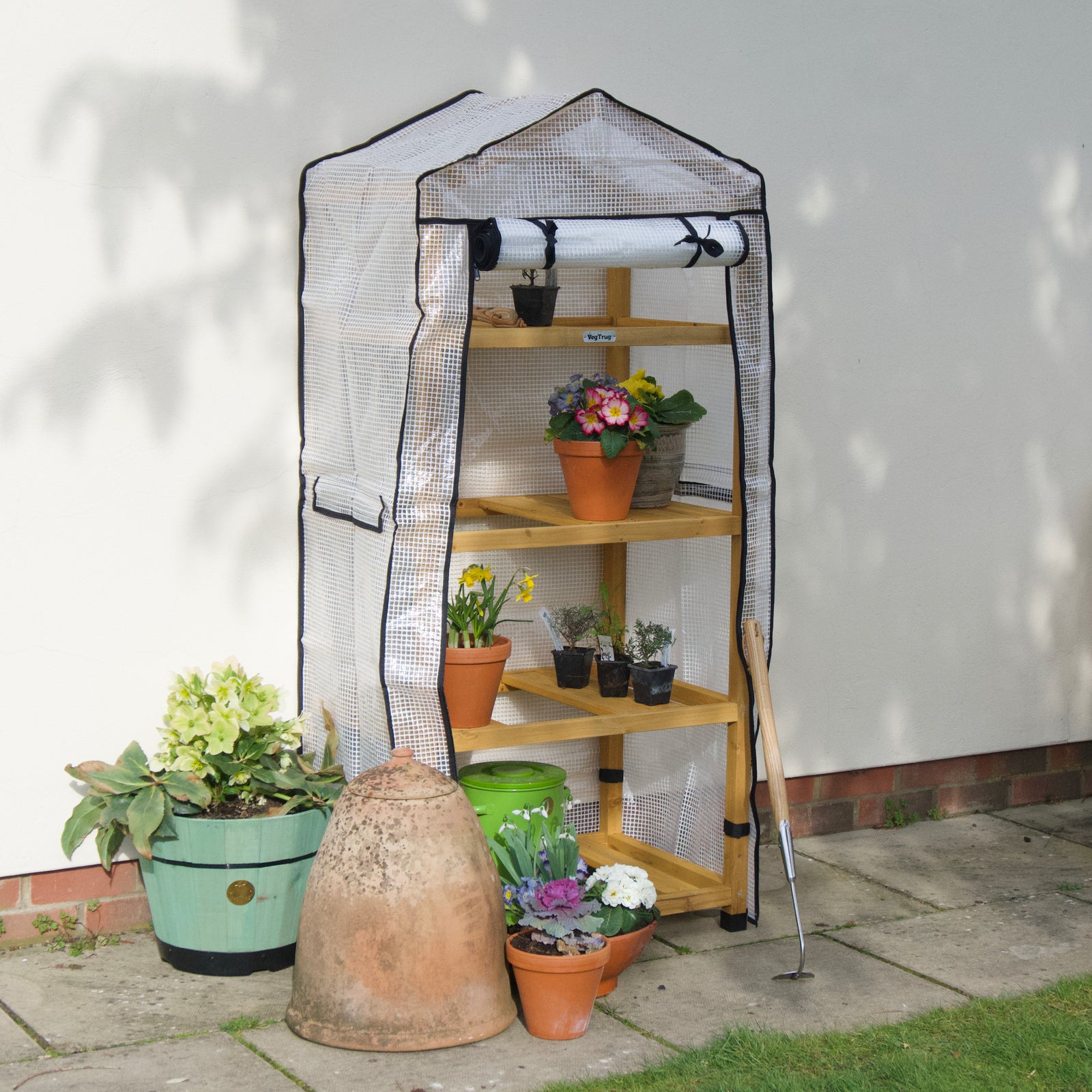 Nursery Greenhouse 4 Tier | Natural
