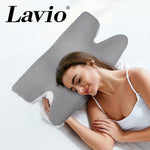 Lavio Ergonomic Horn Pillow For Neck Shoulder Pain Relief Side Sleeper Support
