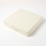 Cotton Orthopaedic Foam Armchair Booster Cushion | 50cm x 50cm | Cream