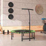 Trampoline Outdoor Bouncer Jumper Adjustable Handle | Green