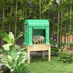 Raised Planter With Greenhouse & Bed Liner