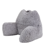 Teddy Borg Cuddle Cushion Pillow | Light Grey