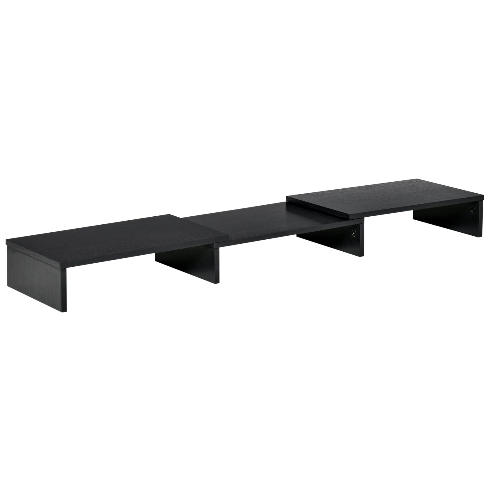 Monitor Stand Screen Riser Adjustable Length For Two Laptop