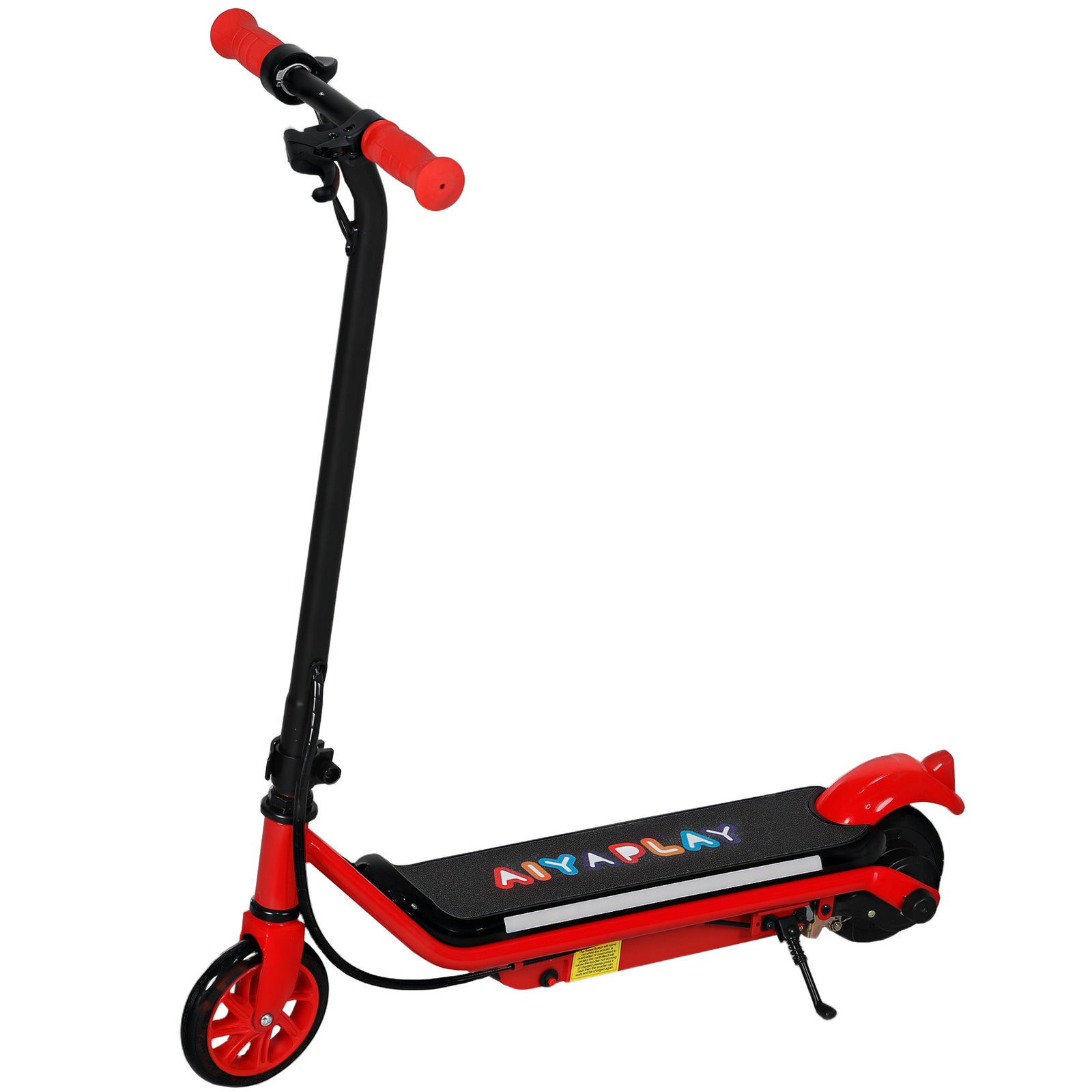 Electric Scooter For 6-14 With Dual Brakes & Colourful Light | Red