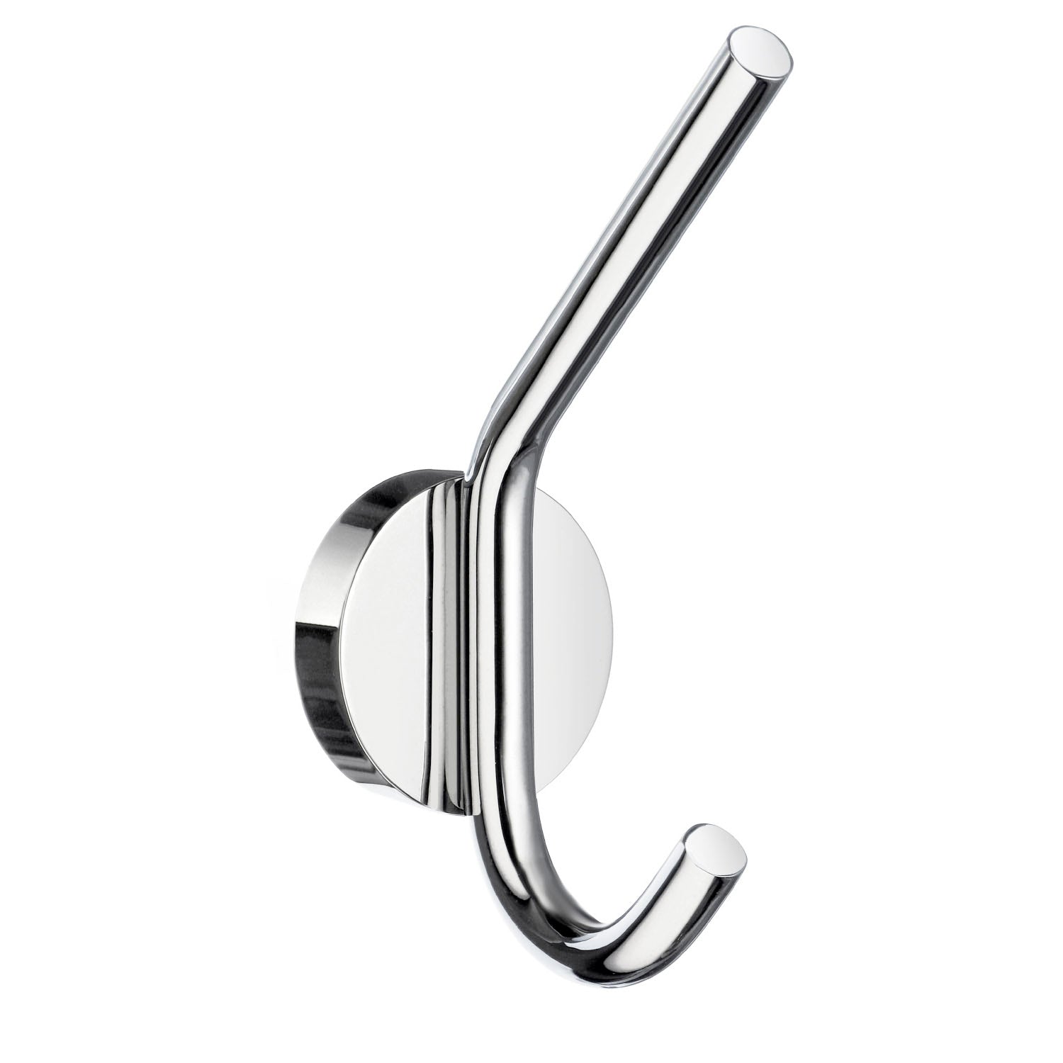 Chrome Bath Robe Hook Wall Mounted Bathroom Storage | Polished Chrome