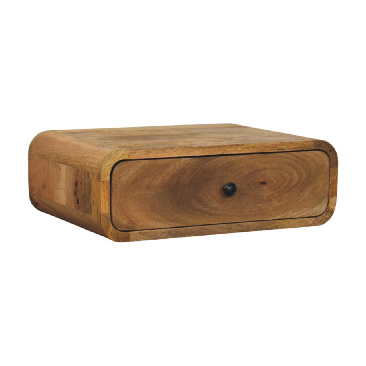 Solid Wood Avora Wall-mounted Oak-ish 1 Drawer Nightstand