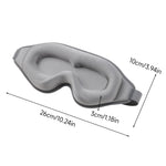 3d Shading Sleeping Eye Mask Blindfold | Grey