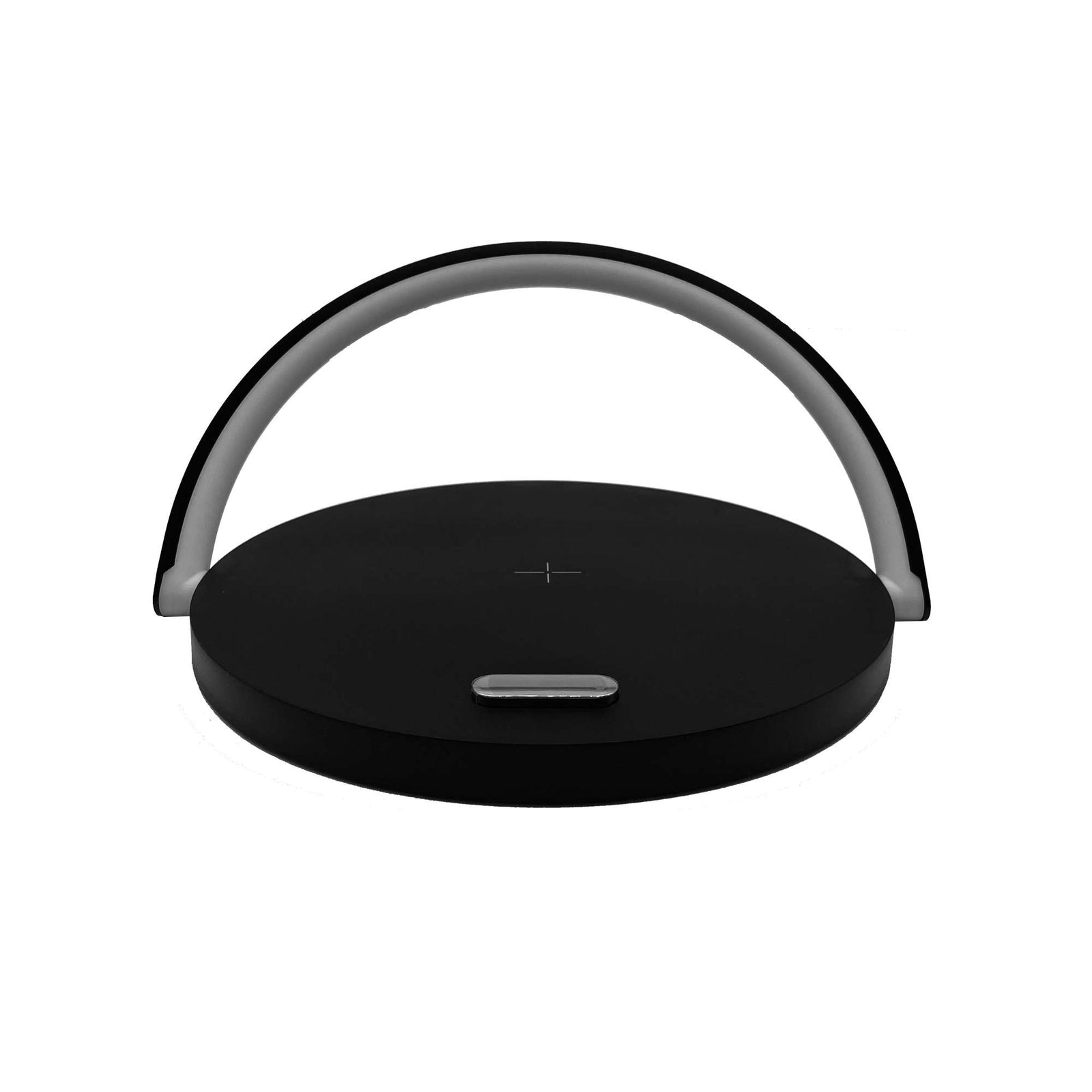 Touch Control Bedside Lamp With Built-in Wireless Charging | Black