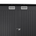 4x8ft Outdoor Storage Shed – Galvanized Steel Garden Shed Lockable With Double Doors & 2 Vents