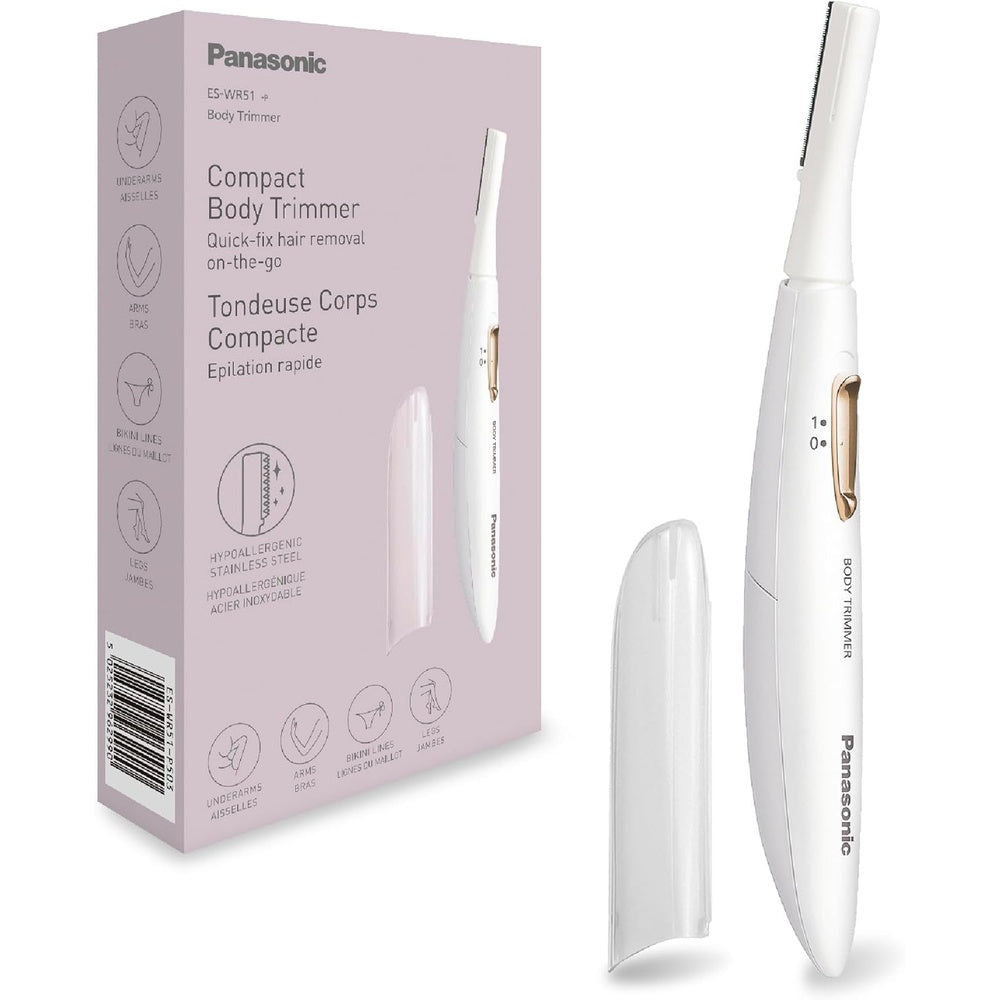 Es-wr51 Travel Epilator Full Body Trimmer For Women | White