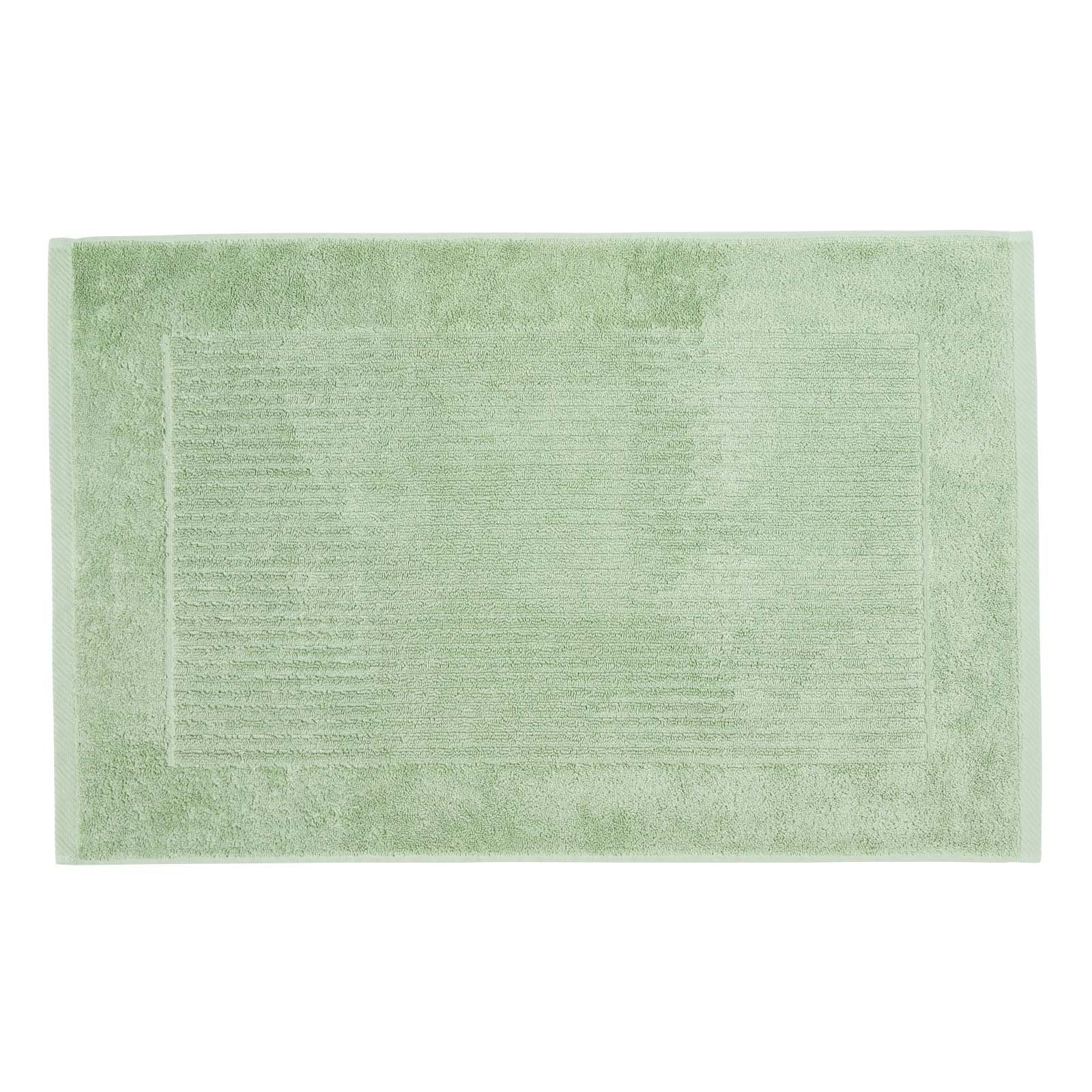 Imperial Plain Turkish Cotton Bath Mat | 50 x 80cm | Sage Green