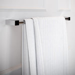 Towel Rail, Silver Gloss, Wall-mounted, 40 Cm. Collection Metric