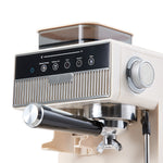 Espresso Coffee Machine With Integrated Coffee Grinder And Milk Frother