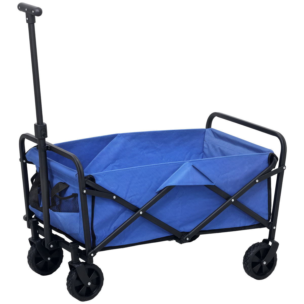 62l Festival Trolley, 100kg Heavy Duty Folding Trolley Cart | Blue