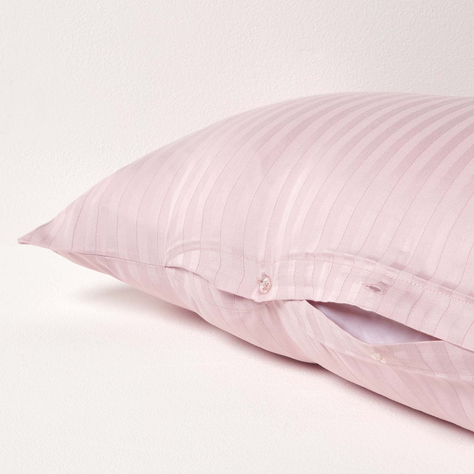 Egyptian Cotton Super Soft V Shaped Pillowcase 330 Tc | V Shape | Dusky Pink