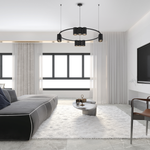 Pendant Light (circle) Genesis 10xgu10 | Black