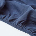Luxury Linen Deep Fitted Sheet | King | Navy Blue
