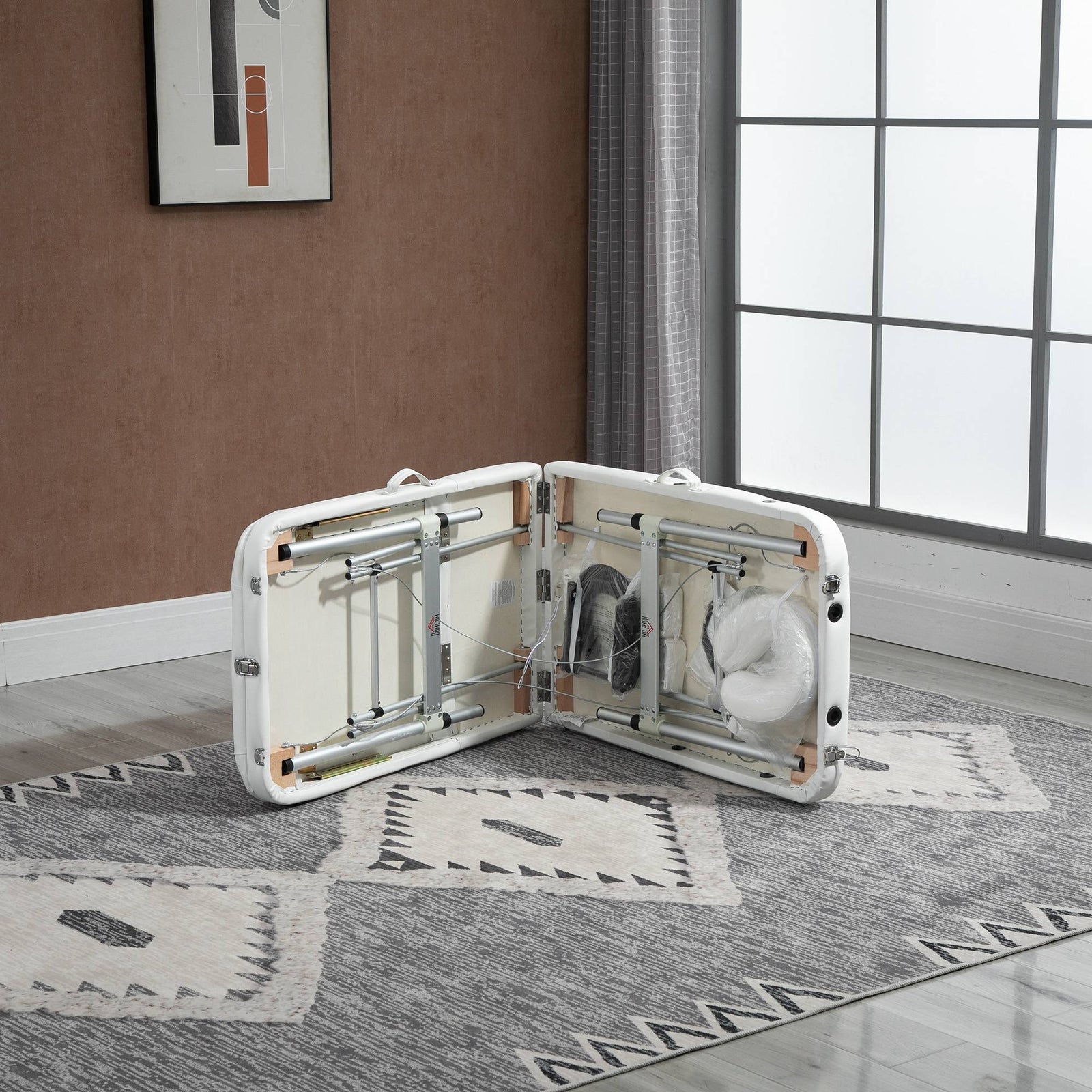 Portable Massage Table Beauty Therapy Couch Bed Spa | One Size | White