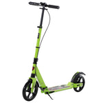 Teens Adult Kick Scooter Foldable Adjust 14+ W/ Dual Brake | Green