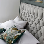 Wilson Fabric Ottoman Bed | Double | Grey