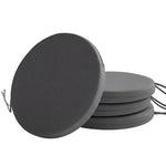 Bistro Chair Cushions, Chair Pads Set Of 4 | Dark Grey