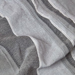 Cotton Morocco Striped Throw | 150cm x 200cm | Grey