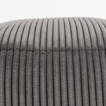 Theo Cord Bean Bag Pouffe Footstool | Charcoal