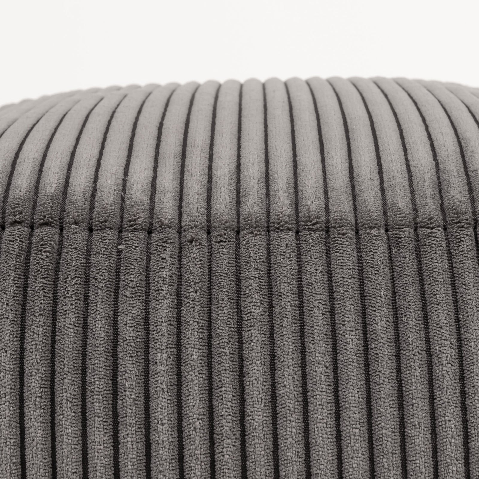 Theo Cord Bean Bag Pouffe Footstool | Charcoal