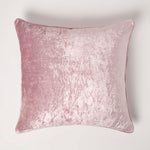 Luxury Crushed Velvet Cushion Cover | 60cm x 60cm | Pink