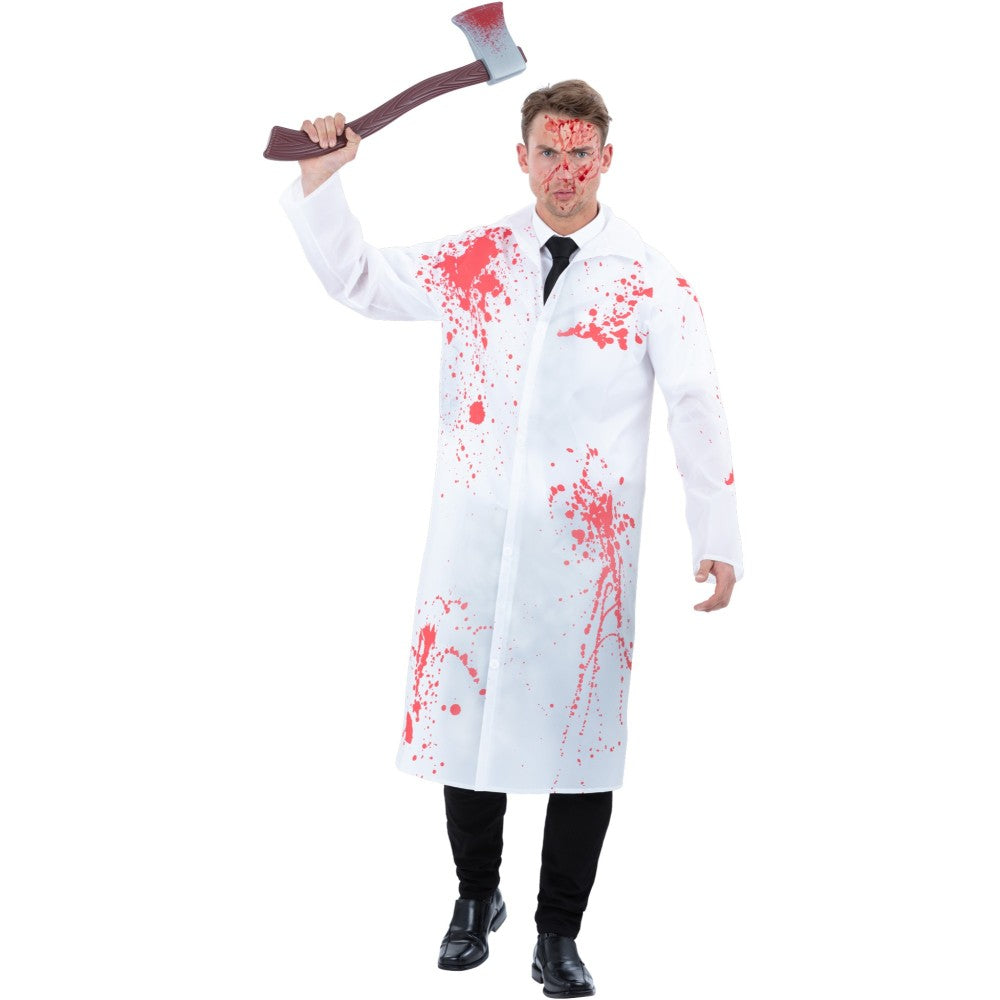 American Killer Kit Bloody Printed Poncho & Axe | Large/Extra Large