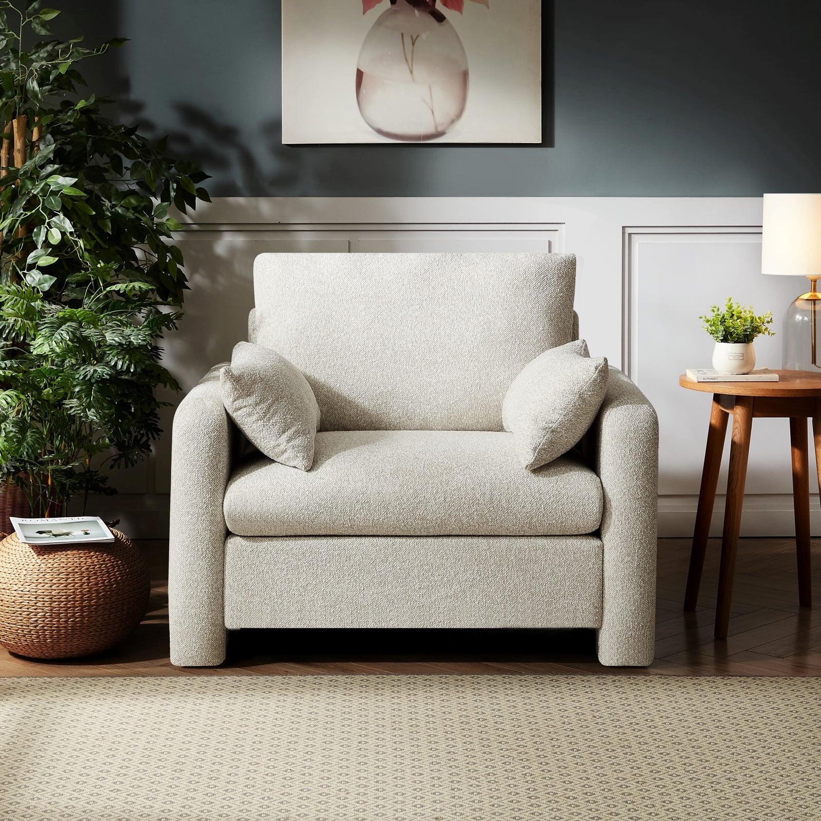 Shorewood Fabric Armchair | Beige