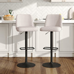 Breeins Set Of 2 Height Adjustable Swivel Bar Stools